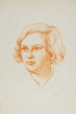 Фотинский Серж. Портрет Е.Г. Лидиной (сестры В.Г. Лидина)